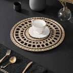 Woven Wall Hanging Decor, S Circular Plaited Ornaments, Handcrafted, No Electricity Required, lifestyle... - House Of Avana