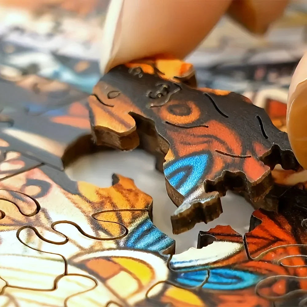 Premium Wooden Dachshund Jigsaw Puzzle Wall Decor - House Of Avana