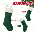 2025 Newest Knitted Christmas Stockings, Customized Personalization Holiday Decorative Socks for Family... - House Of Avana