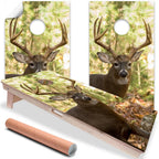 Deer In The Woods - Cornhole Board Wrap - Set of 2 Lone Star Art