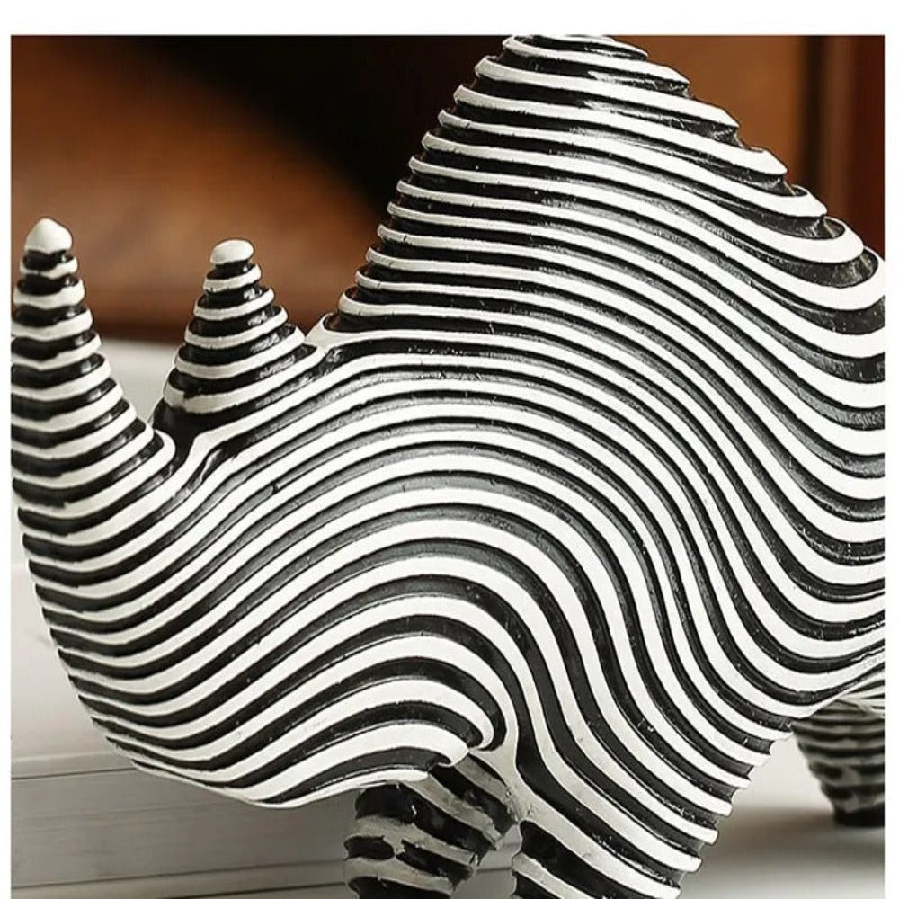 Farm Animal Sculpture – Gray Resin [[SKU:HOA-SCU-534]]
