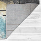 Designer Rug For Living Room, Pastel Colours, Colour Gradients, Abstract In Yellow RugYourHome