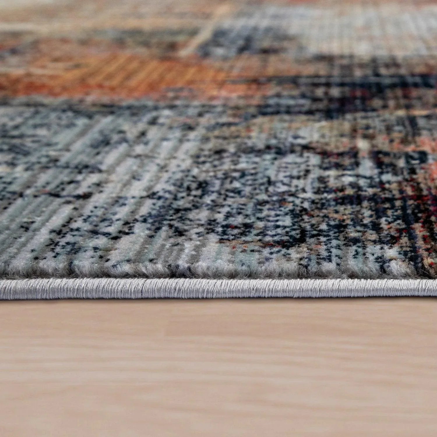 Living Room Rug Senna Industrial Look - Colourful RugYourHome