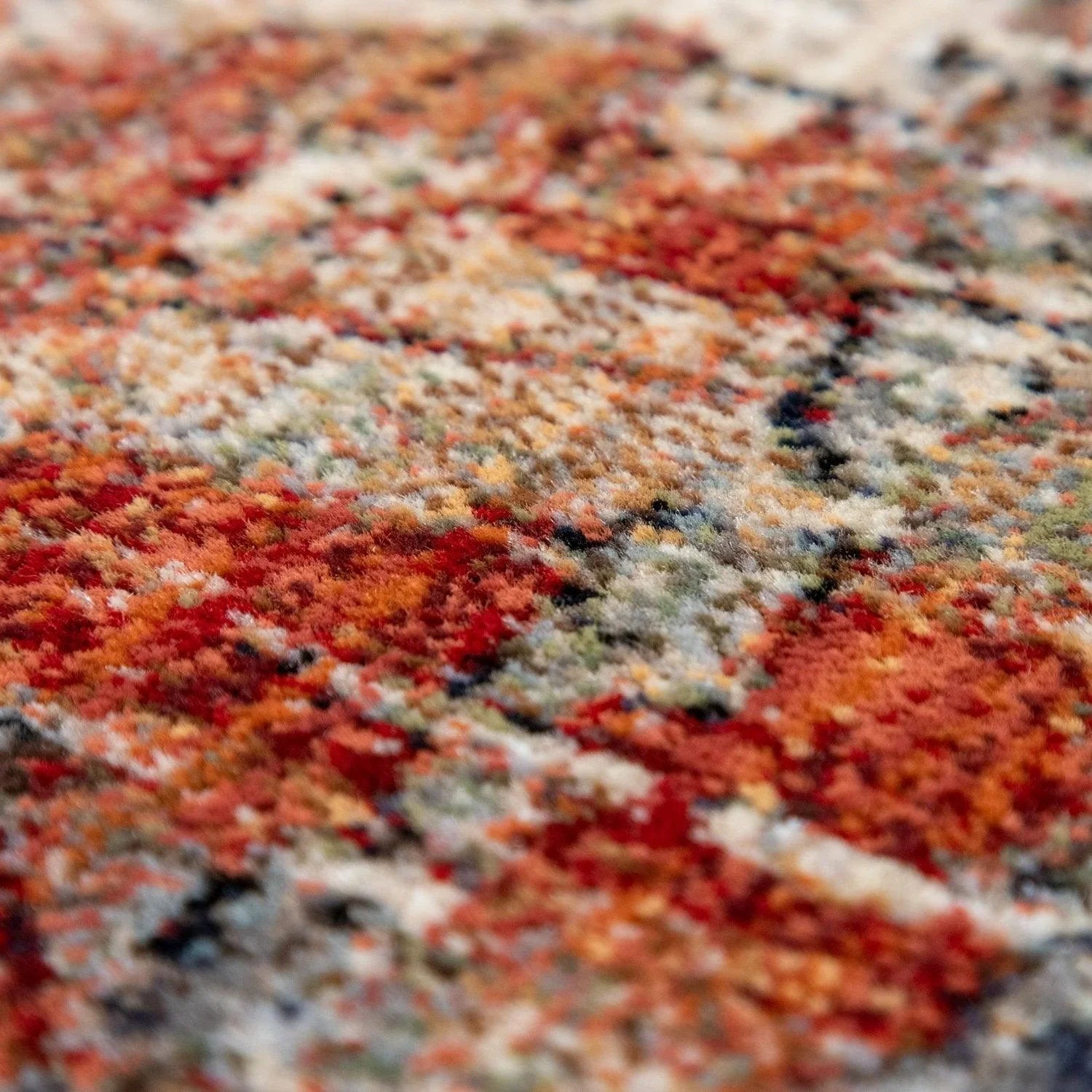 Living Room Rug Senna Industrial Look - Colourful RugYourHome