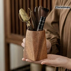 Desk Organizer - Compact Walnut Tray