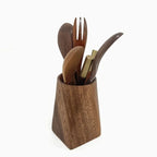 Desk Organizer - Compact Walnut Tray