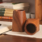 Stylish Walnut Wood Desk Organizer - Lightweight & Portable Multi-Compartment Storage for Office & School Supplies, Pens, Notebooks, and Accessories, Office Supplies And Accessories House Of Avana