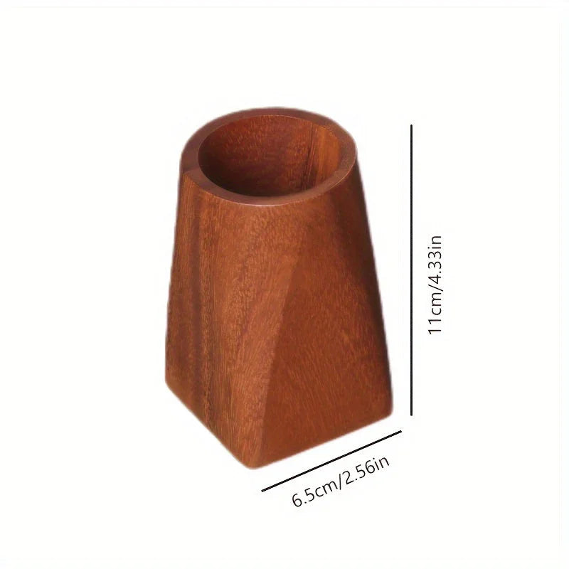Stylish Walnut Wood Desk Organizer - Lightweight & Portable Multi-Compartment Storage for Office & School Supplies, Pens, Notebooks, and Accessories, Office Supplies And Accessories House Of Avana