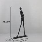 Metal Cast Iron Acrobatics Characters Statue Desk Decoration Slenderness Figures Sculpture Abstract Artwork Crafts Ornaments - House Of Avana
