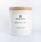 Nikki Duke Glazed Pear Cobbler 8 oz Premium Soy + Coconut Candle Nikki Duke