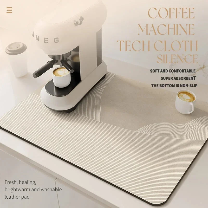 Dish Mat - Super Absorbent Microfiber Large