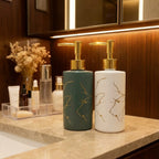 Dispenser - Glass Golden Marble