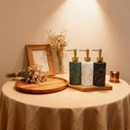 Dispenser - Glass Golden Marble