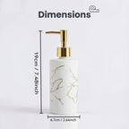 Dispenser - Glass Golden Marble