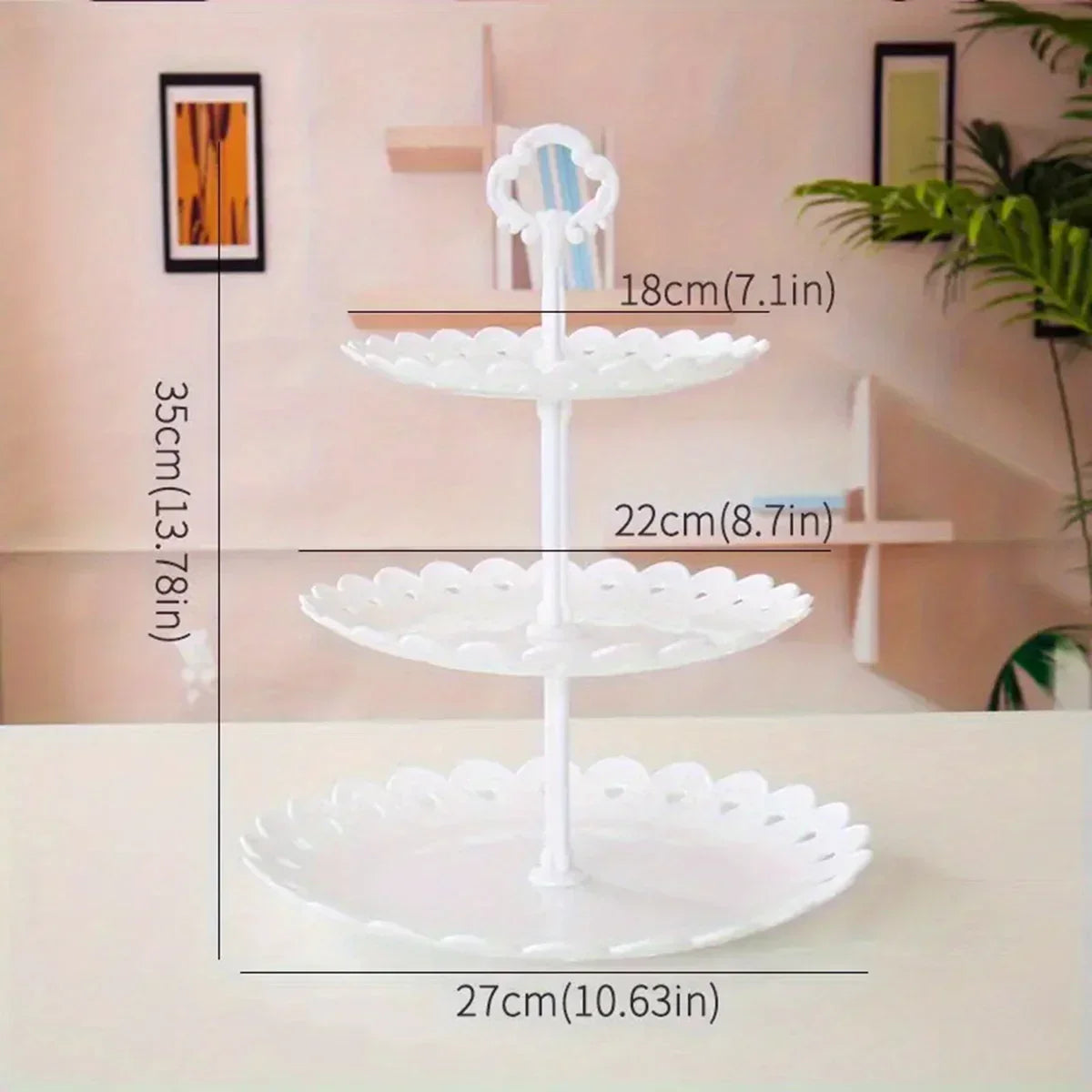 Display Tray - Multi-Layer Plastic Wave Edge