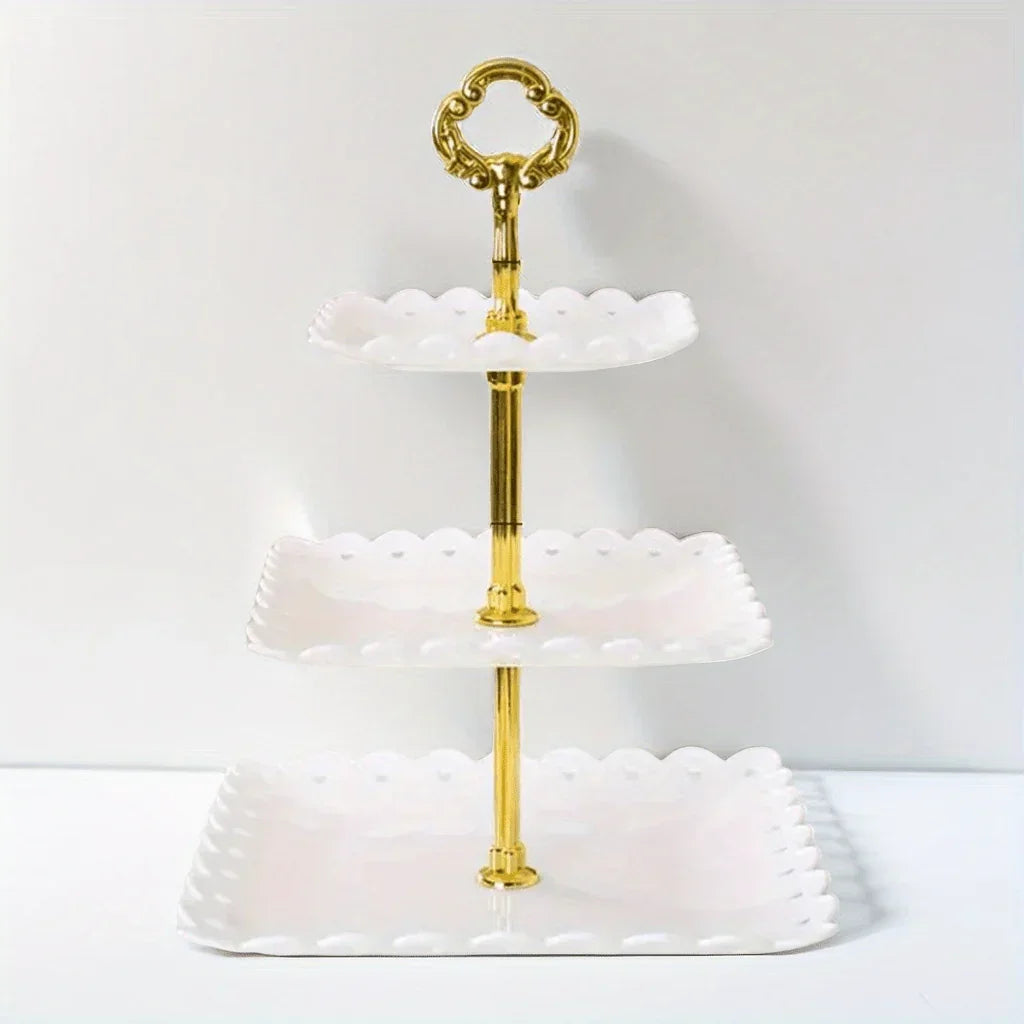 Display Tray - Multi-Layer Plastic Wave Edge
