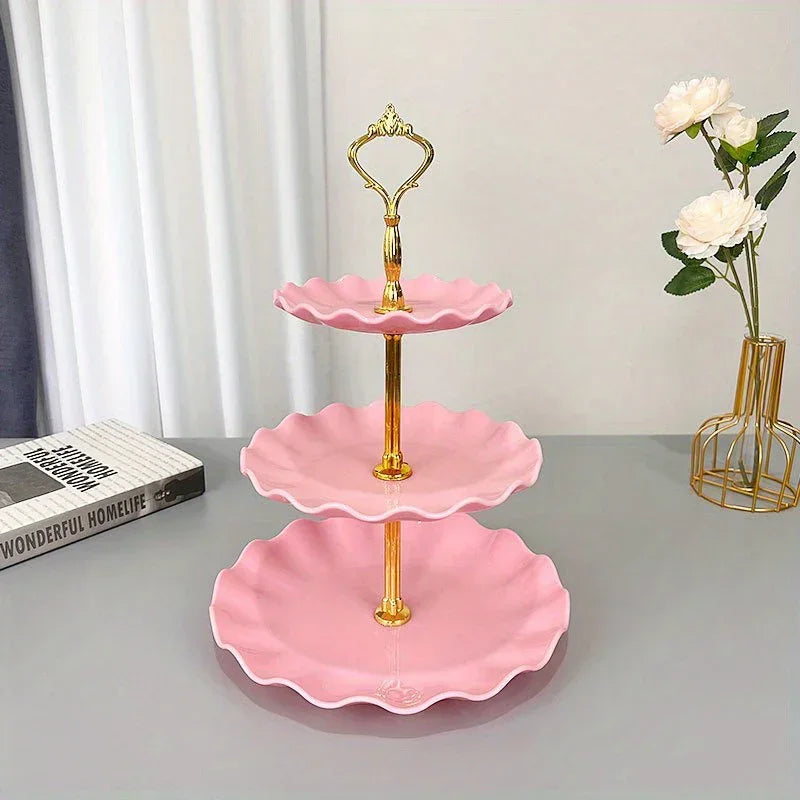Display Tray - Multi-Layer Plastic Wave Edge