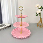 Display Tray - Multi-Layer Plastic Wave Edge