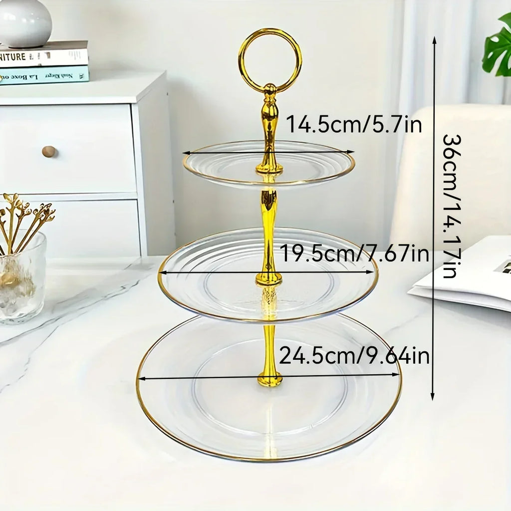 Display Tray - Multi-Layer Plastic Wave Edge