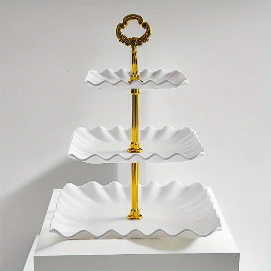 Display Tray - Multi-Layer Plastic Wave Edge