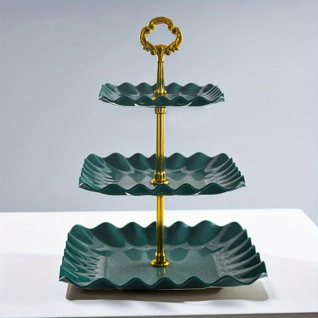 Display Tray - Multi-Layer Plastic Wave Edge