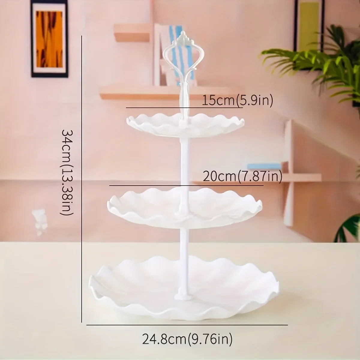 Display Tray - Multi-Layer Plastic Wave Edge