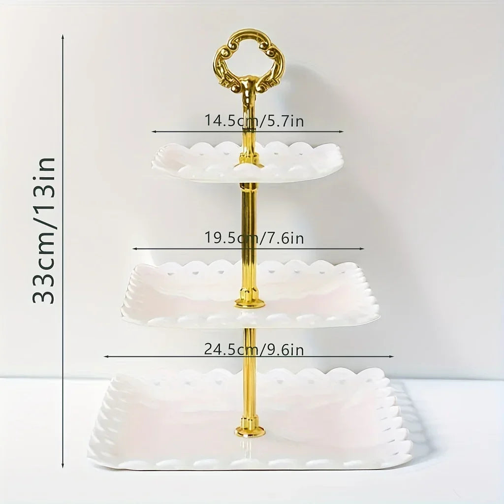 Display Tray - Multi-Layer Plastic Wave Edge