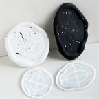 [DIY Silicone Mold] 2pcs Modern Silicone Mold | Irregular Cloud Tray for Epoxy Resin, Clay, Cement Plaster, Jewelry Display, DIY Crafts, Home Decoration House Of Avana