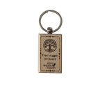 "Don't Forget Reusable Bags" Wooden Keychain Zero Waste Outlet
