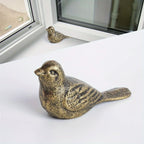 Cast Iron Bird Heavy Duty Door Stopper Avoid Drilling Holes with Handle Metal Antique Decorative Vintage... - House Of Avana