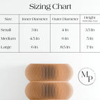 Clear glass double bubbles planter, unique rounded shape - House of Avana