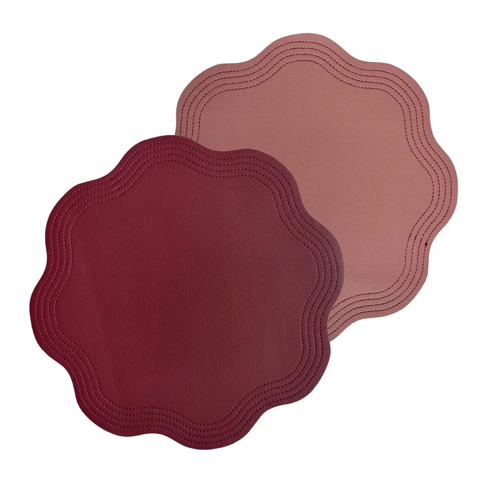 Double Sided Faux Leather Placemat Talah Home
