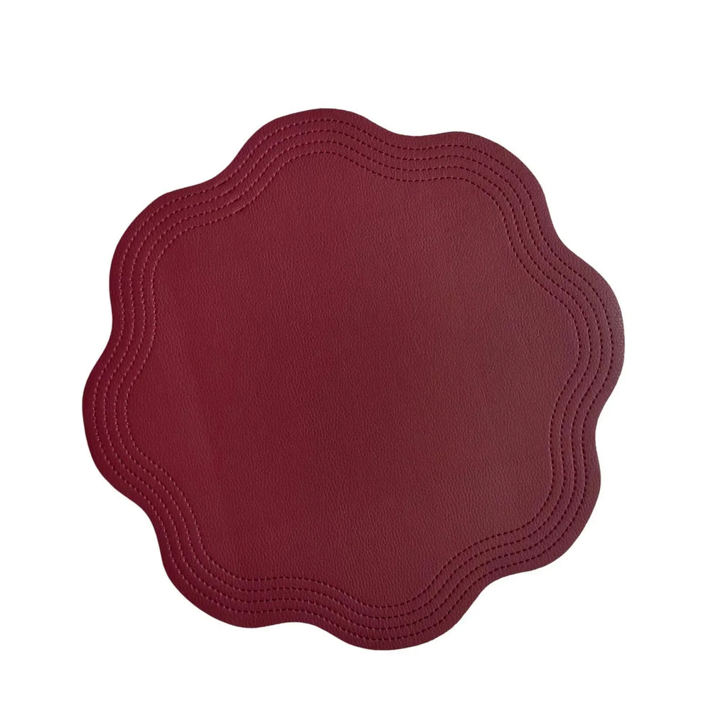 Double Sided Faux Leather Placemat Talah Home