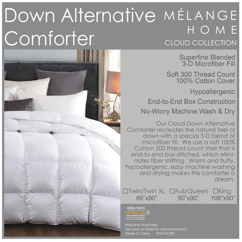 Down Alternative Cloud Comforter Mélange Home
