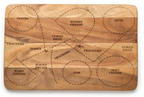 rectangular mango wood cheese board platter natural finish serving board