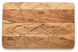 rectangular mango wood cheese board platter natural finish serving board