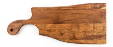 wide live edge mango wood serving platter natural finish wooden board