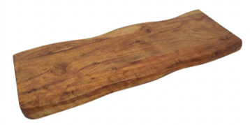 large live edge mango wood platter long wooden serving board natural
