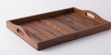 large rectangular mango wood serving tray natural finish wooden kitchen tray