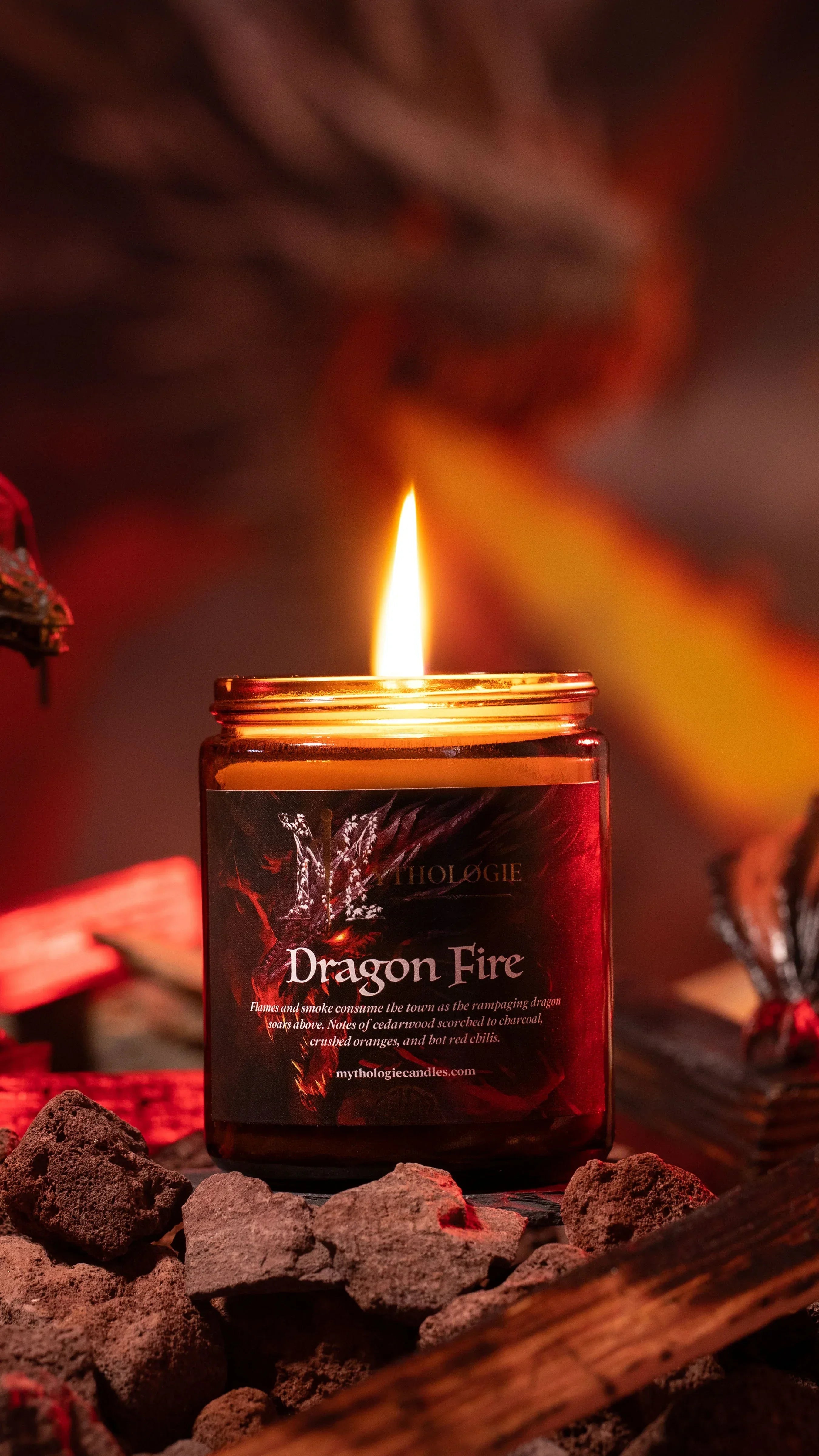 Dragon Fire, back view - House Of Avana