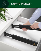 Drawer Dividers 22”, Black Royal Craft Wood
