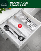 Drawer Dividers 22”, Gray Royal Craft Wood
