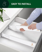 Drawer Dividers 22”, White Royal Craft Wood