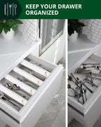 Drawer Dividers 22”, White Royal Craft Wood