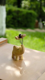 "Dreamy Elephant" Seed Balloon Car Ornament