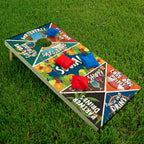 Drinking Game Ver 2 - Cornhole Board Wrap - Set of 2 Lone Star Art