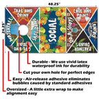 Drinking Game Ver 2 - Cornhole Board Wrap - Set of 2 Lone Star Art
