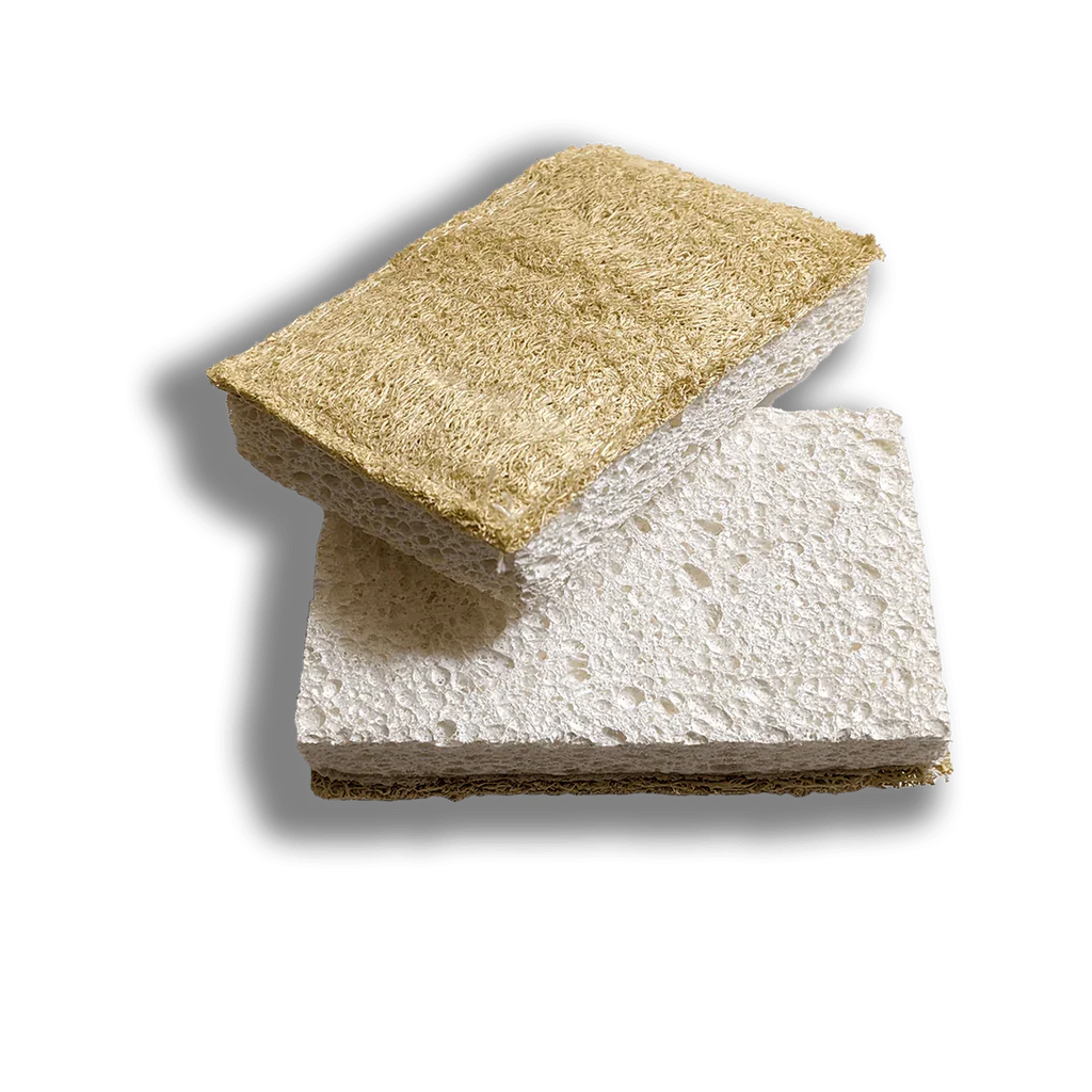 Dual-Sided Eco-Sponge Zero Waste Outlet
