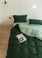 Duo Bedding Set / Forest Green Ever Lasting