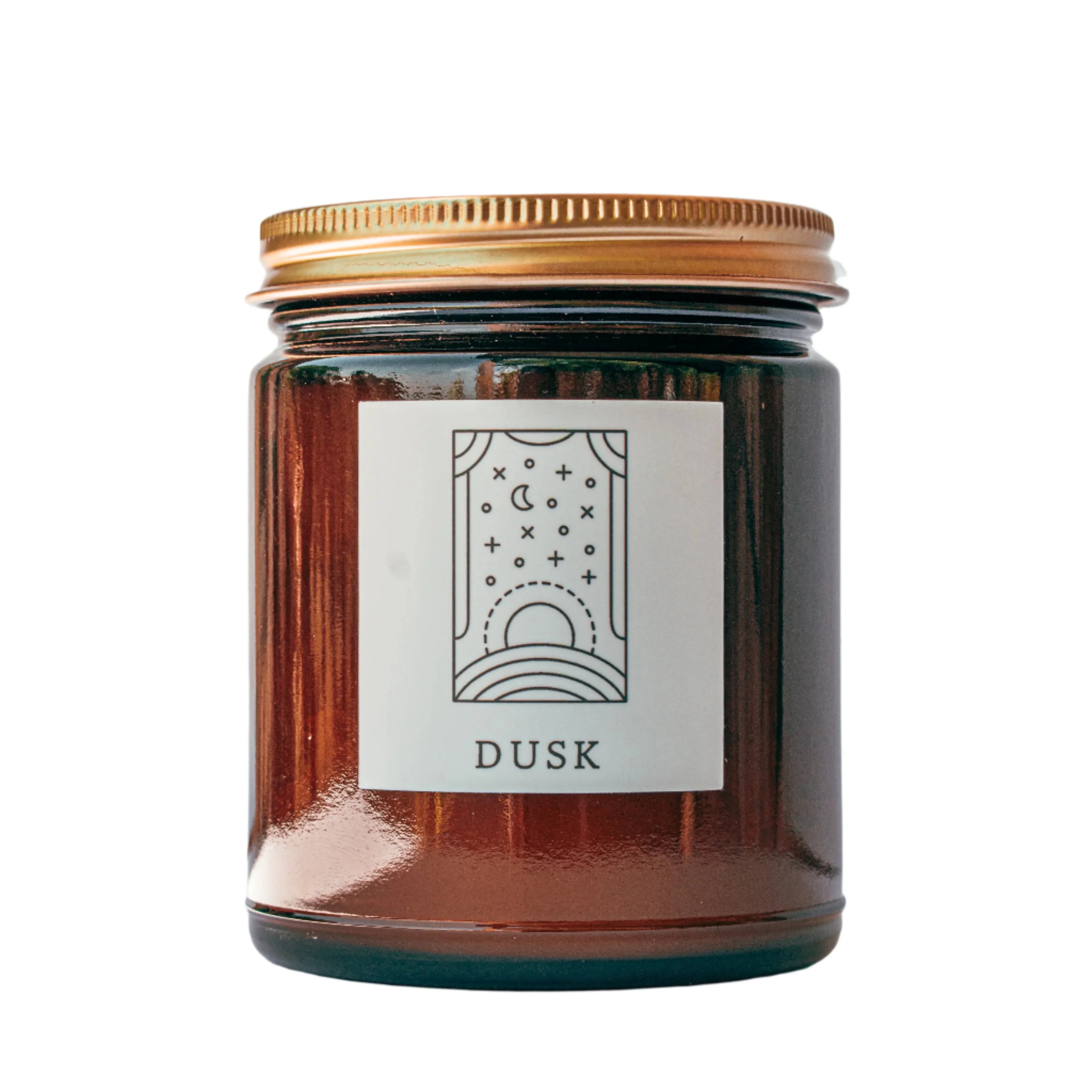 Soft pink glass Dusk Fine Fragrance Candle, soothing ambiance - House of Avana